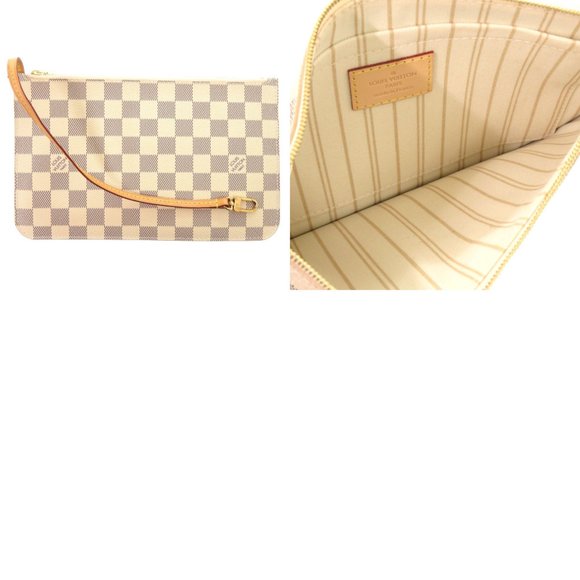 Louis Vuitton Neverfull GM Damier Azur Tote Bag with Pouch N41360 LV 0289 LOU... - Picture 10 of 10